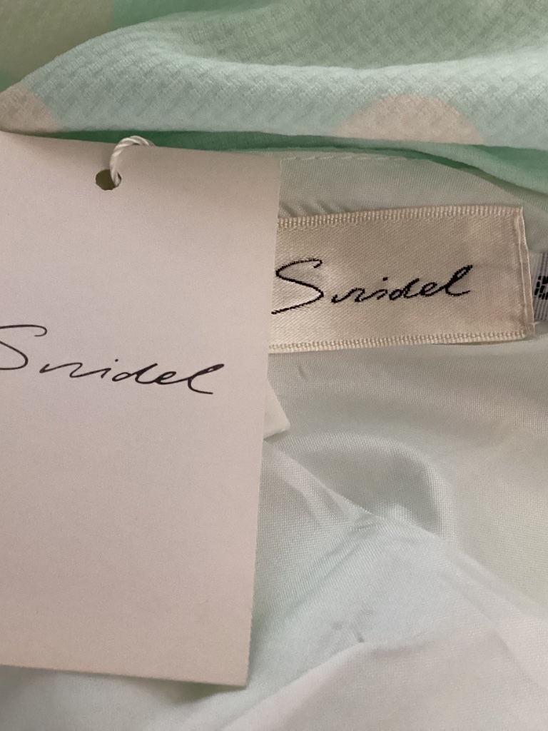 Snidel, New With Tags, Sz S, Mint W/ White Dots, Pleated Skirt, Mini, Sleeveless — image 7 of 7